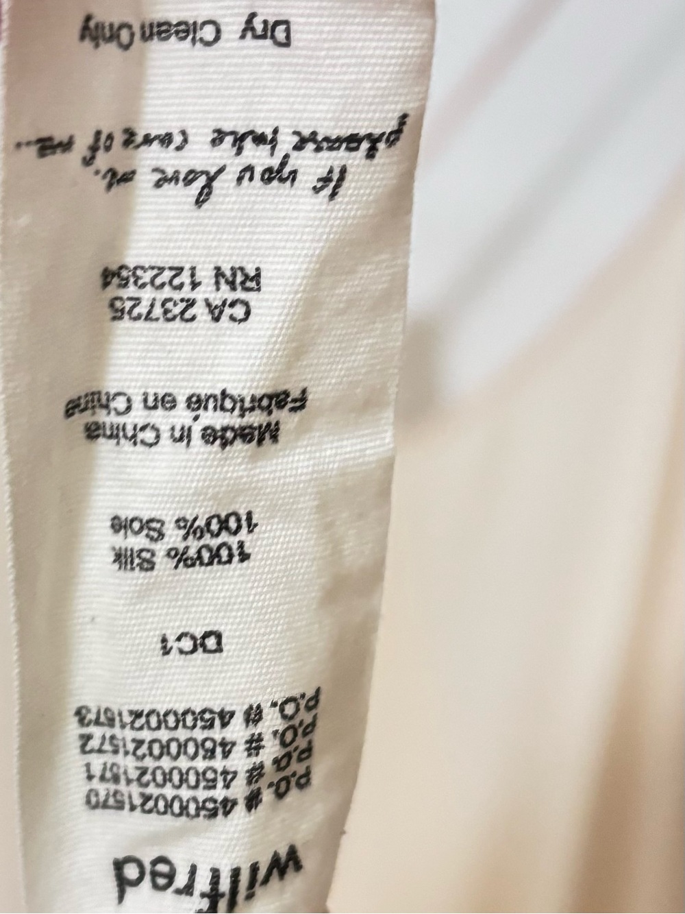 Wilfred| Aritzia| Cream 100% Silk Tie-Waist Sleeveless Flowy Midi Dress Sz S - Picture 8 of 8